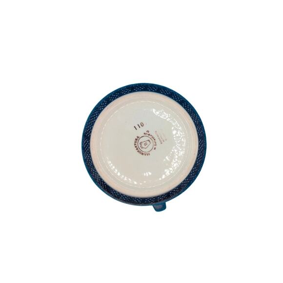 Polish Pottery Manufaktura Boleslawiec Milk Pitcher Authentic Vintage Handmade - Picture 3 of 8